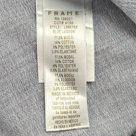 Frame Le High Skinny Jeans Blue Lagoon Wash Designer Denim 26 - Picture 7 of 11